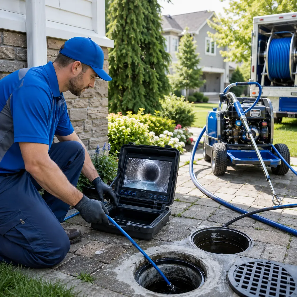 Outdoor drain cleaning professionals serving Maysel, WV